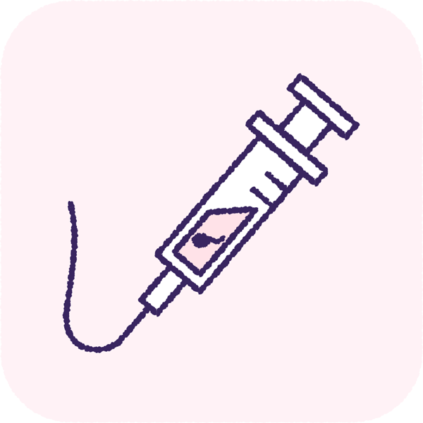 人工授精のイメージイラスト